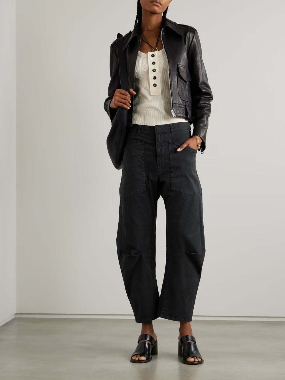 Nili Lotan Shon Black Pants 6